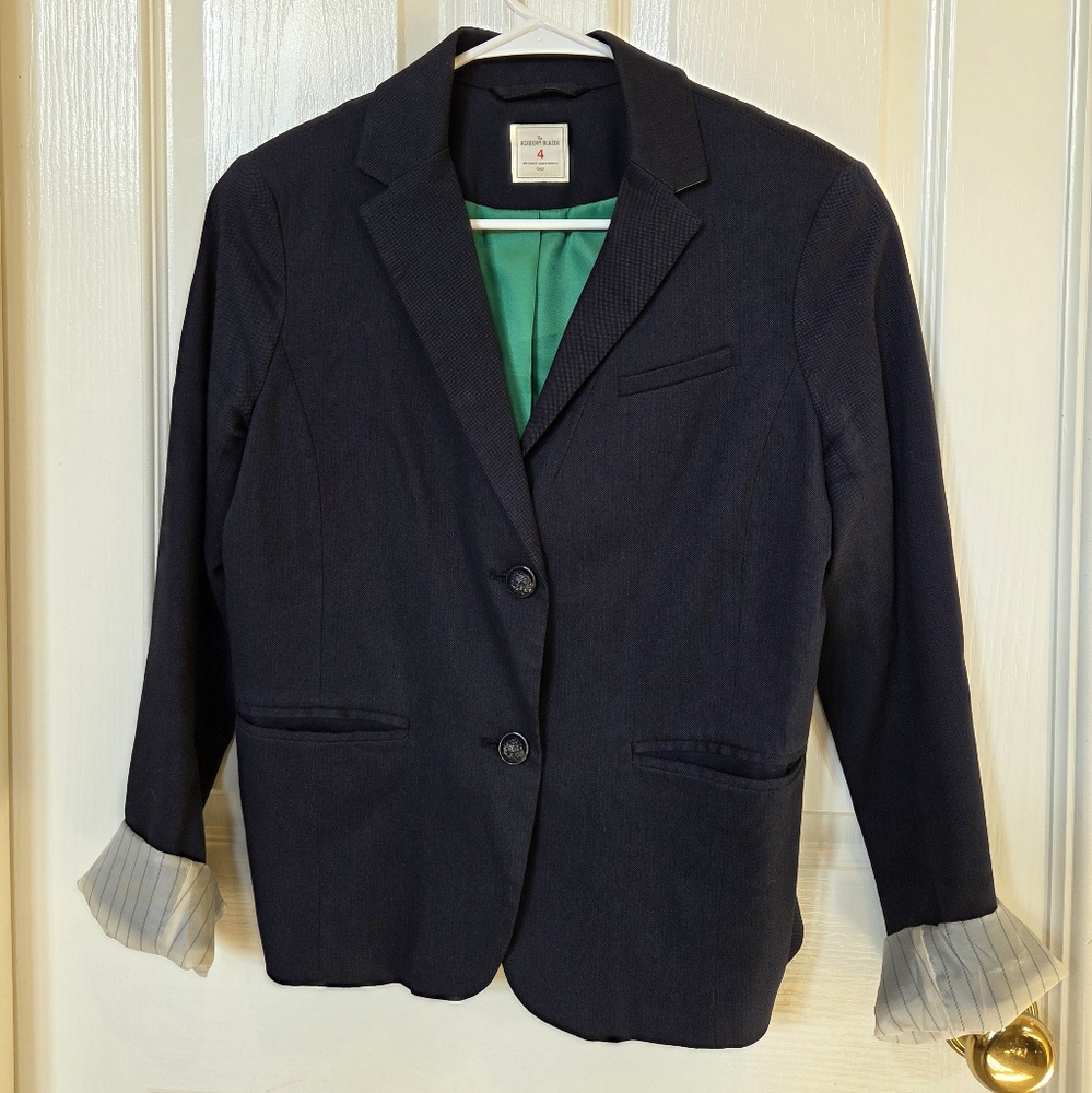 Gap Women’s The Academy Classic Blazer in True Indigo Size 4 Navy